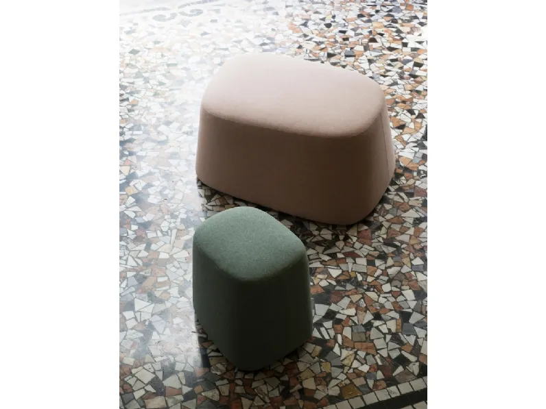 Pouf in tessuto Float di Tacchini