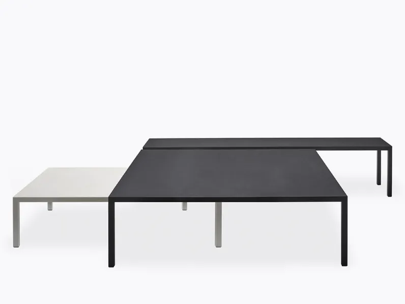 Tavolino in laminato Fenix Tense Low Table di MDF Italia