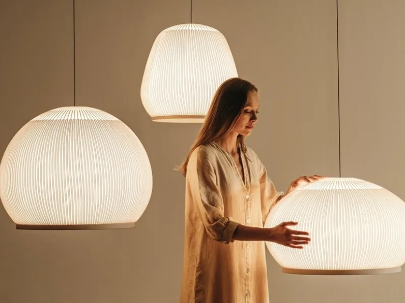 Lampada a sospensione Knit di Vibia