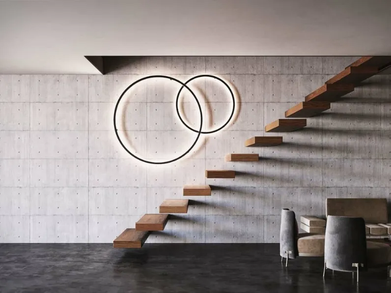 Lampada a parete Zirkol Circle Wall di ILTI luce