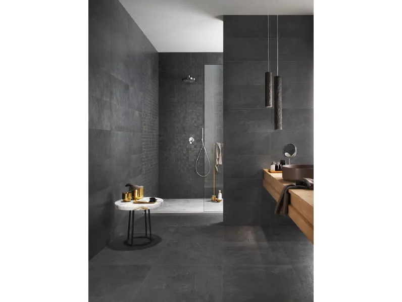 Piastrelle Waterfall Dark Flow di Lea Ceramiche