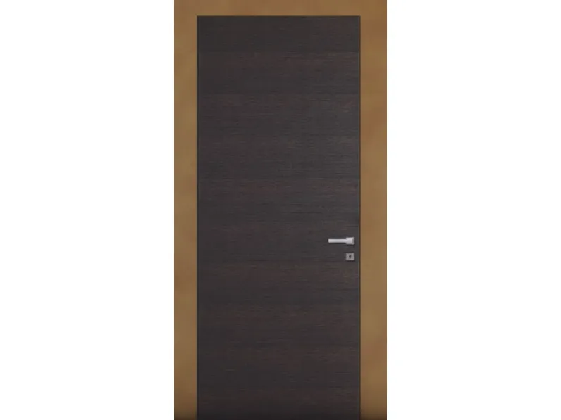 Porta per interni Nodoor3 battente in legno di Rovere Fumo di Effebiquattro