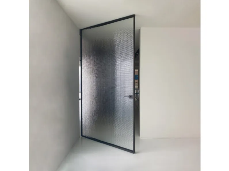 Porta per interni Sherazade Pivot Plain di Glas Italia