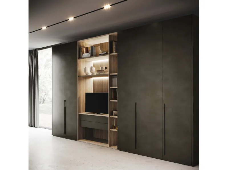 Armadio Flat in laccato Metallico di GF Interiors