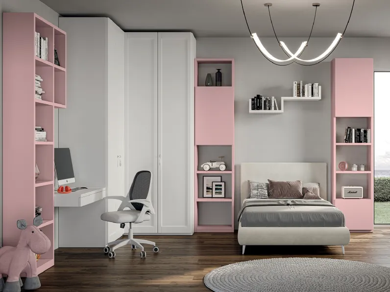 Armadio angolare Modular M30 di Euro Design