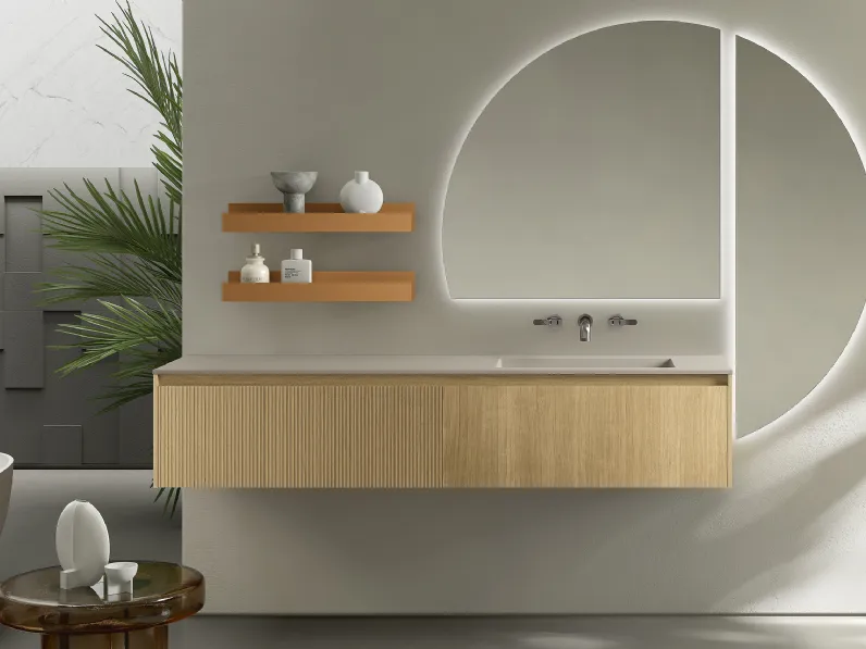 Mobile da Bagno Blend 609 in rovere nordico di Rab Arredobagno