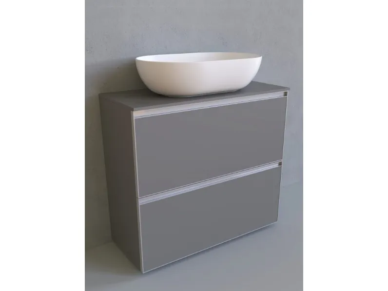 Mobile da Bagno a terra Cubika 37 cm 85 di Flaminia