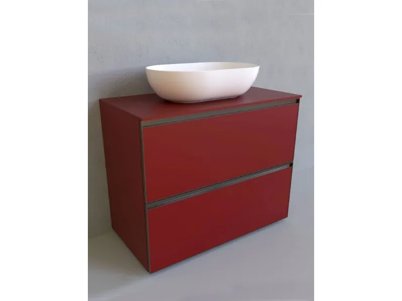 Mobile da Bagno a terra Cubika 37 cm 95 di Flaminia