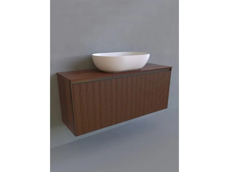 Mobile da Bagno Cubika 37 cm 120 sospeso di Flaminia