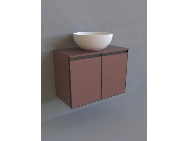 Mobile da Bagno sospeso Cubika 37 cm 70 di Flaminia