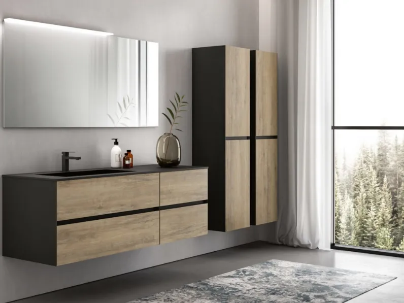 Arredo Bagno Extreme 1 in laminato di GB Group