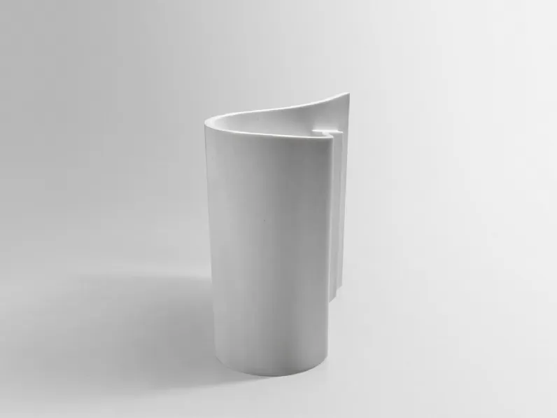 Lavabo di design in marmo Wave di Antoniolupi