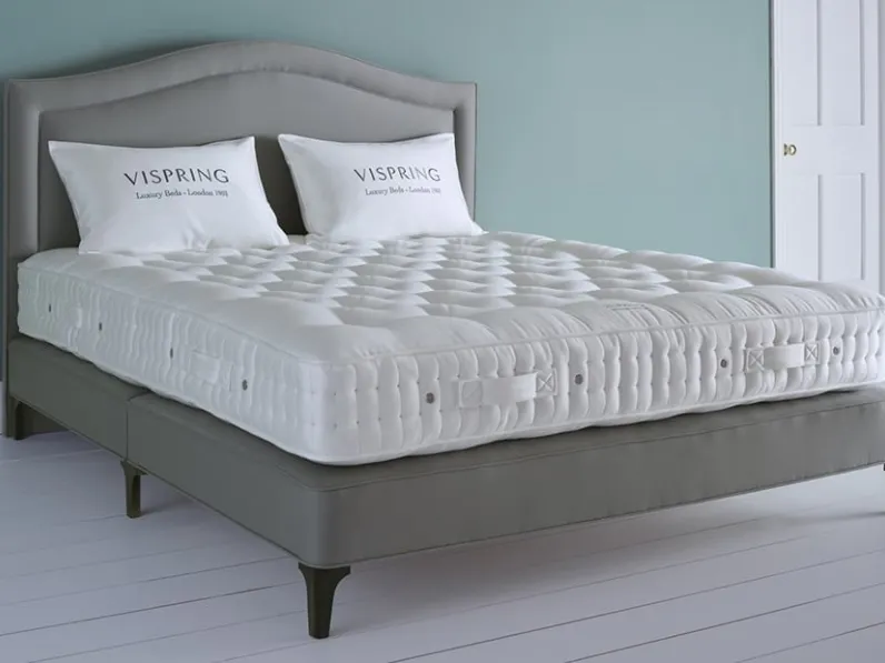 Letto con testiera Artemis di Vispring