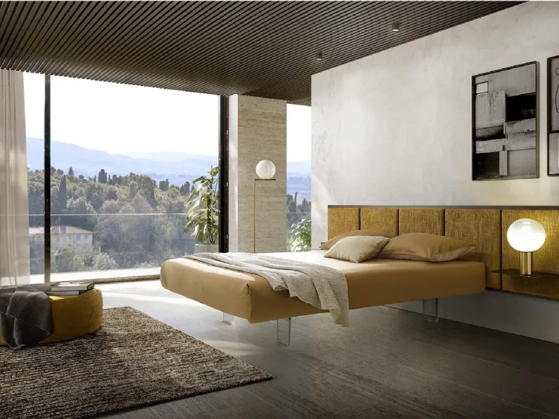 Letto Scacco Configurazione a 1 pannello boiserie di Duomo Design