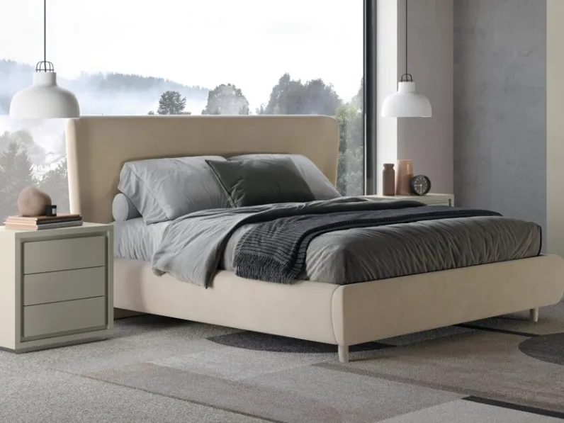 Letto in tessuto Like di Euro Design