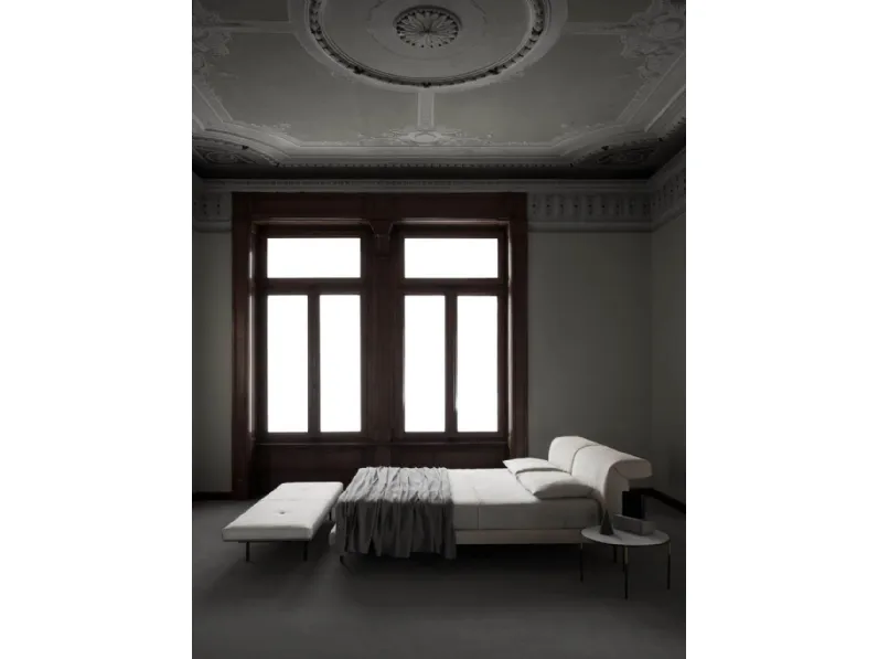 Letto in tessuto imbottito Sumo Bed di Living Divani