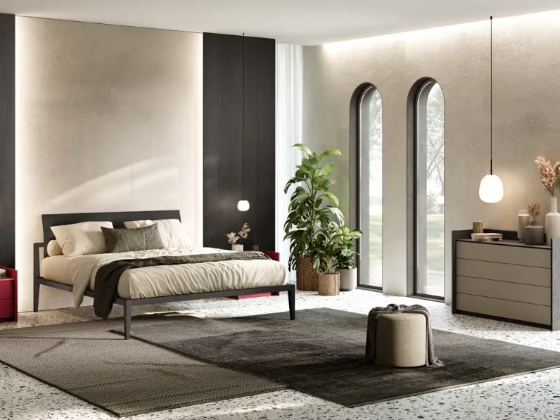 Letto in rovere Thelonius di GF Interiors