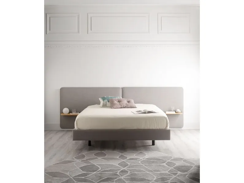 Letto con testiera Lota Bed Panel 2 di Treku