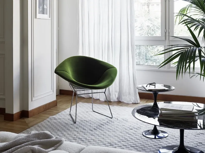 Poltroncina Bertoia Diamond Chair di Knoll