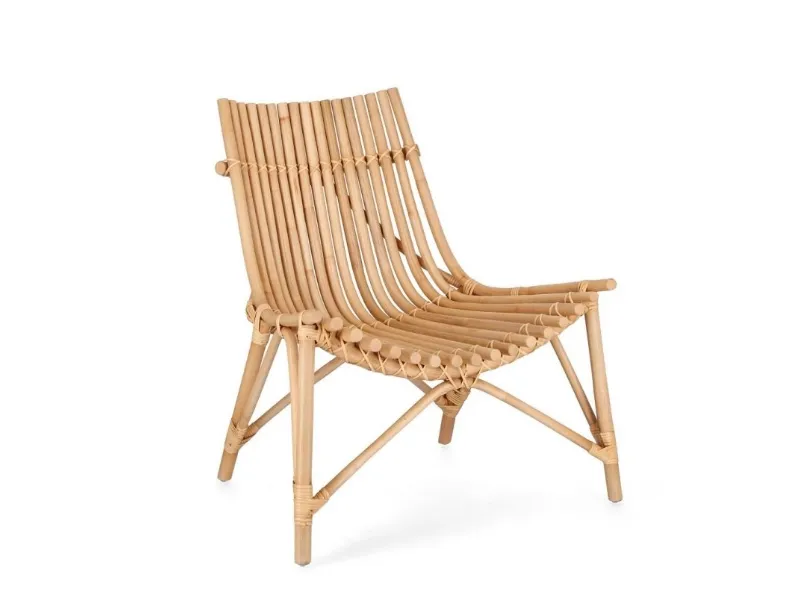 Poltroncina in rattan Menendez di Bizzotto