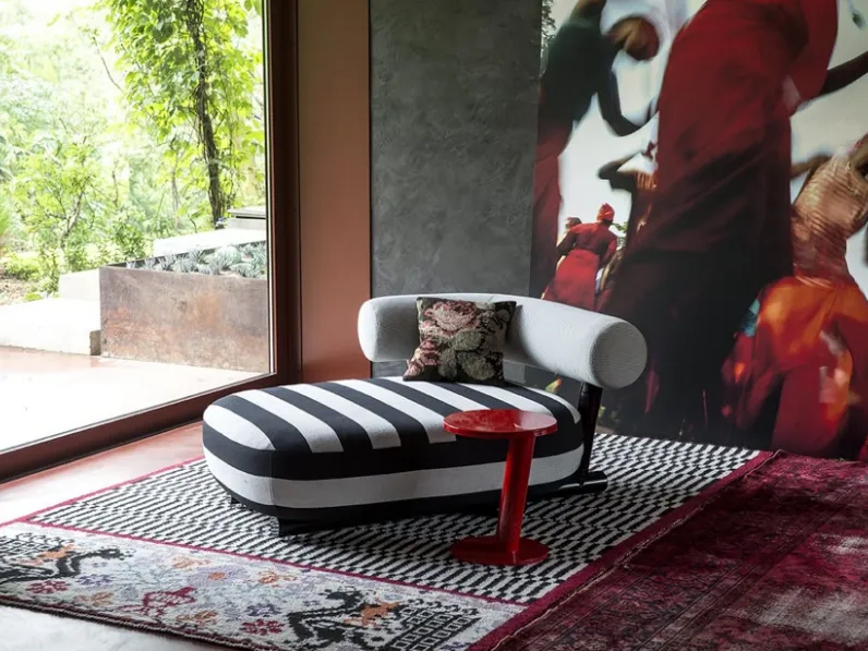 Chaise Longue Pipe di Moroso