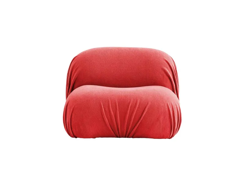 Poltrona in tessuto Puff-D di Moroso