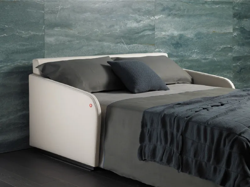 Divano Letto in tessuto con braccioli sottili BK 108 di BK Group