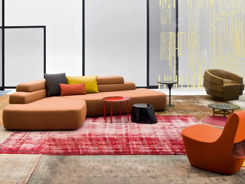 Divano di design Rift di Moroso