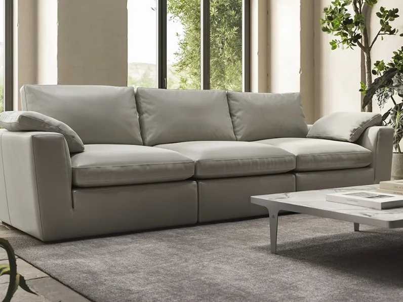 Divano lineare Semplice di Natuzzi