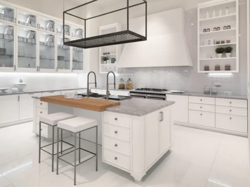 Cucina Classica con isola Avenue di Aster Cucine