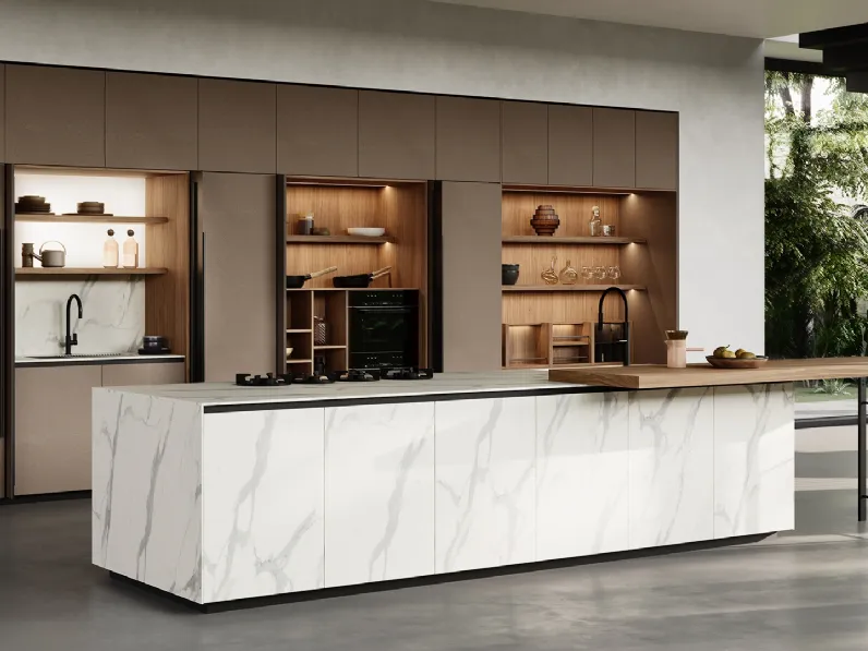 Cucina Design con isola Kate 01 di Zecchinon Cucine