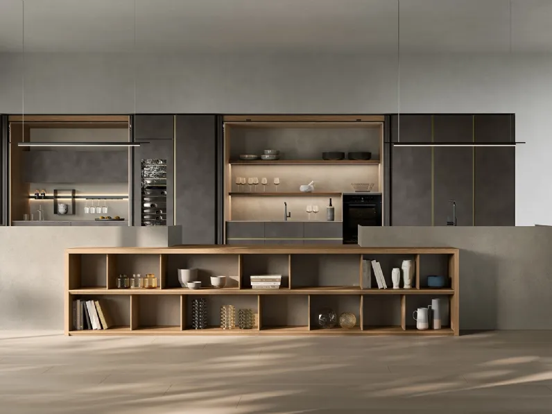 Cucina Design con isola Kate 03 di Zecchinon Cucine