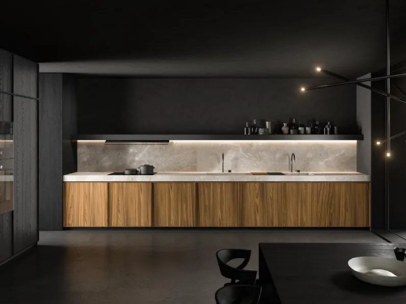 Cucina Design angolare Kuadra di Key Cucine