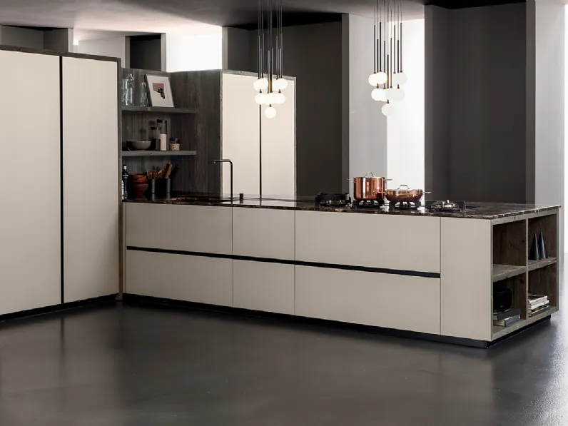 Cucina Design con penisola MI 02 di Mittel