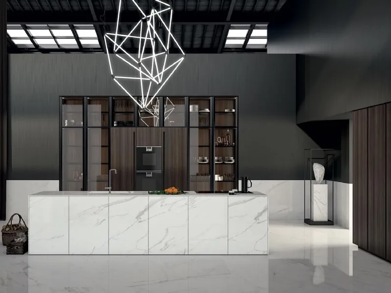 Cucina Design con isola in gres MK1 1 di Nova Cucina