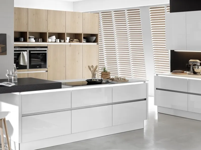 Cucina Design Nova Lack Bianco Lucido di Nolte