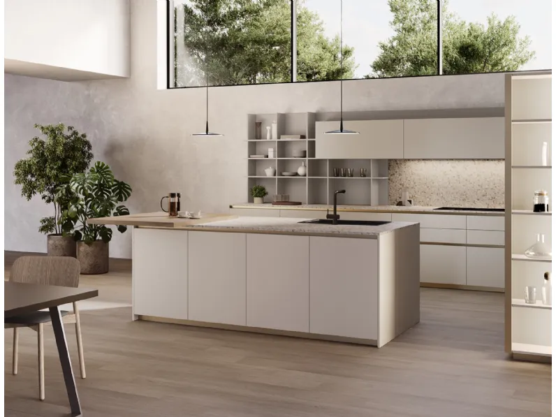 Cucina Design con isola Tiffany 03 di Zecchinon Cucine