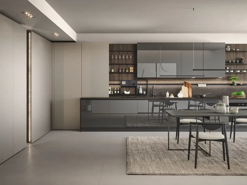 Cucina Moderna lineare Aria Tech 02 di Forma Cucine