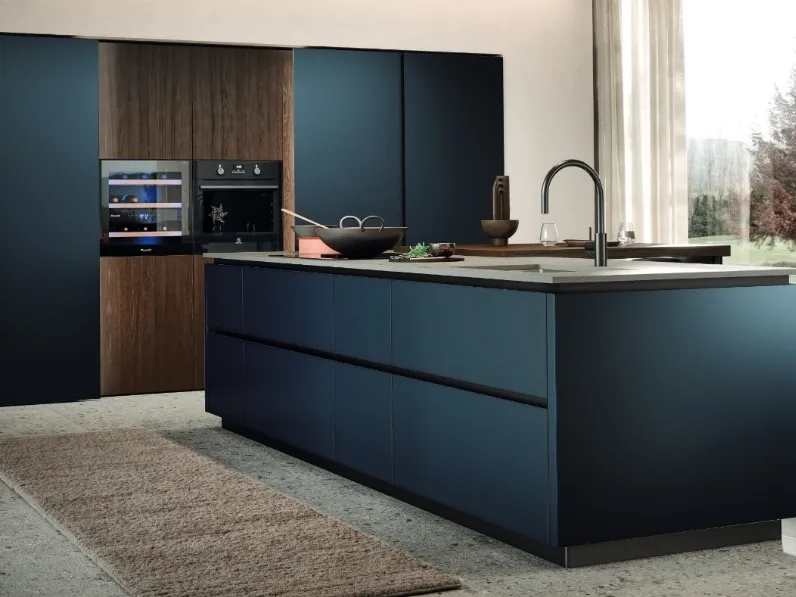 Cucina Moderna con isola Aria Tech 05 di Forma Cucine