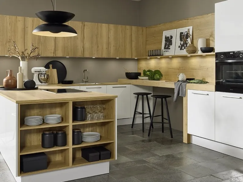 Cucina Moderna Artwood Rovere Ventura di Nolte