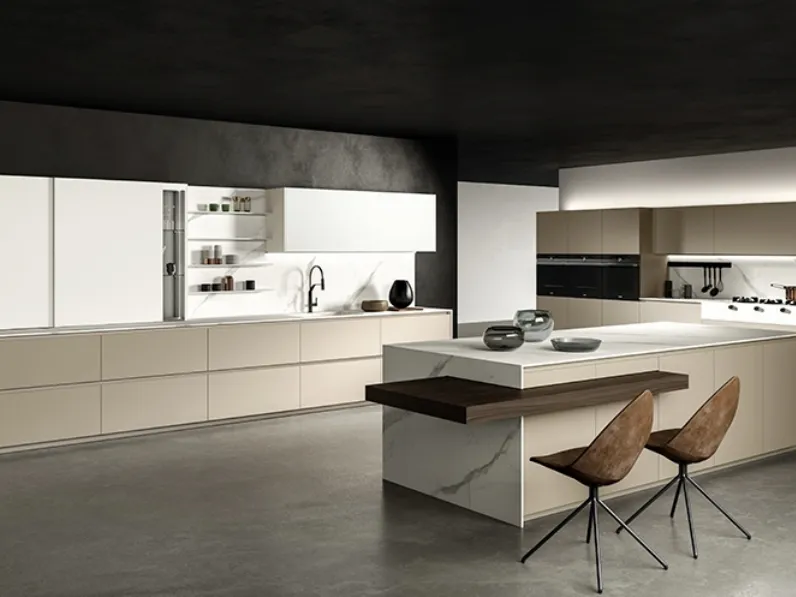 Cucina Moderna lineare Atelier di Aster Cucine