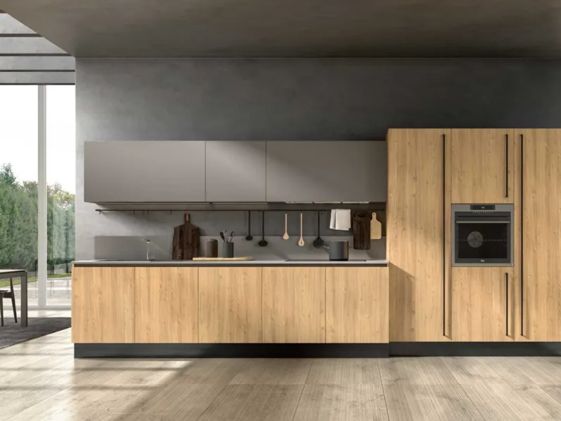 Cucina Moderna lineare Class 06 di GM Cucine