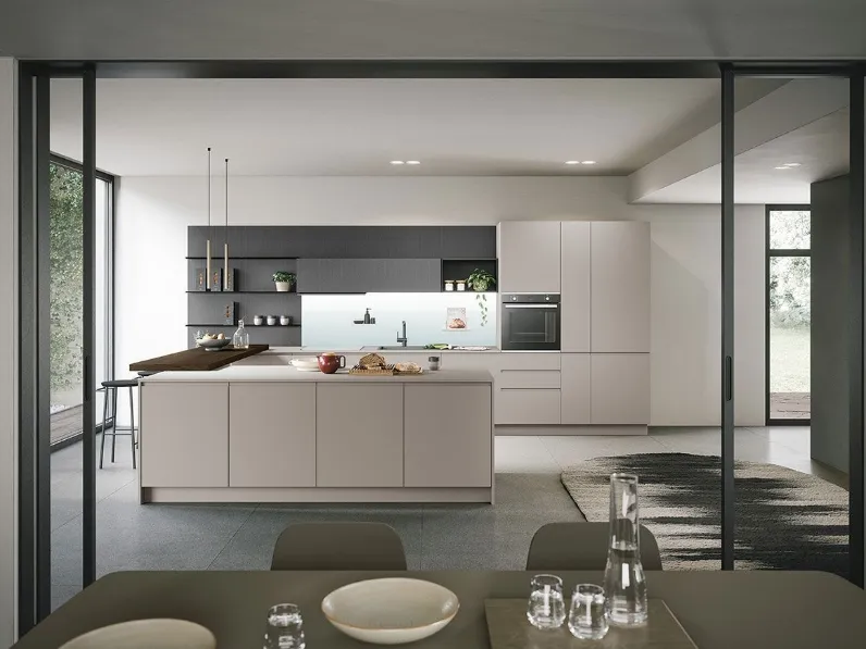 Cucina Moderna con penisola Joy 04 di Forma Cucine