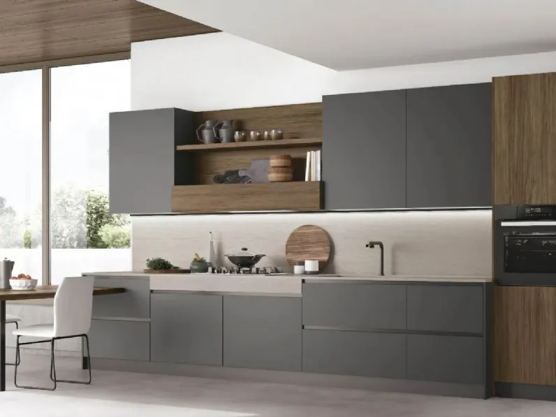 Cucina Moderna con penisola Infinity di Stosa