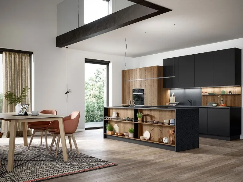 Cucina Moderna con isola Trend Maniglia Home 02 di Forma Cucine