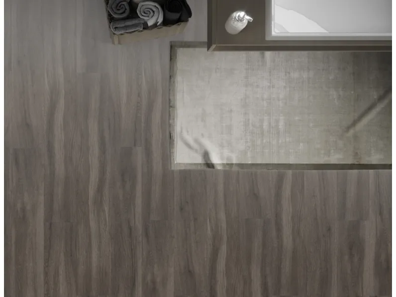 Pavimento Evolution Eko Dark Rovere Terra di Virag