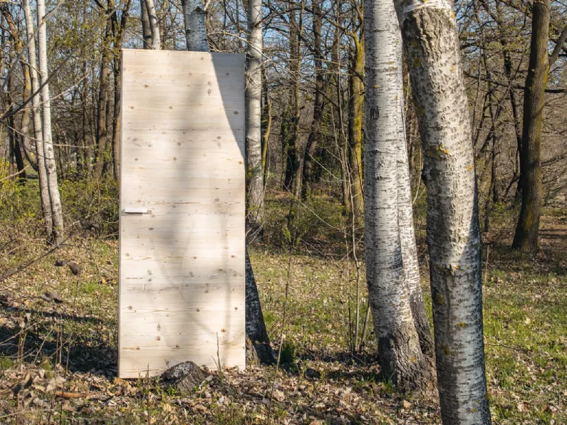 Porte interna Essenza Abete Bianco battente di Sololegno