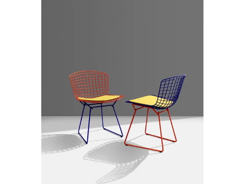 Sedia Bertoia Two Toned Side Chair di Knoll