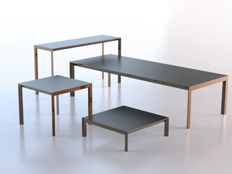 Tavoli e tavolino da giardino Frame Aluminium Table di Vondom