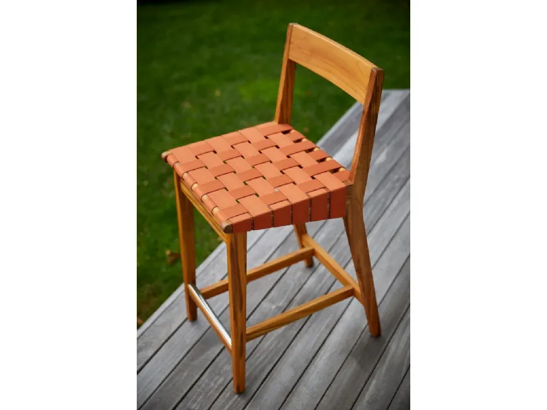 Sgabello Risom Barstool di Knoll